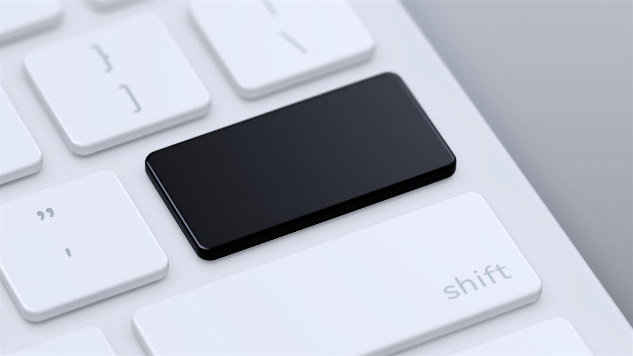 Keyboard-with-blank-button